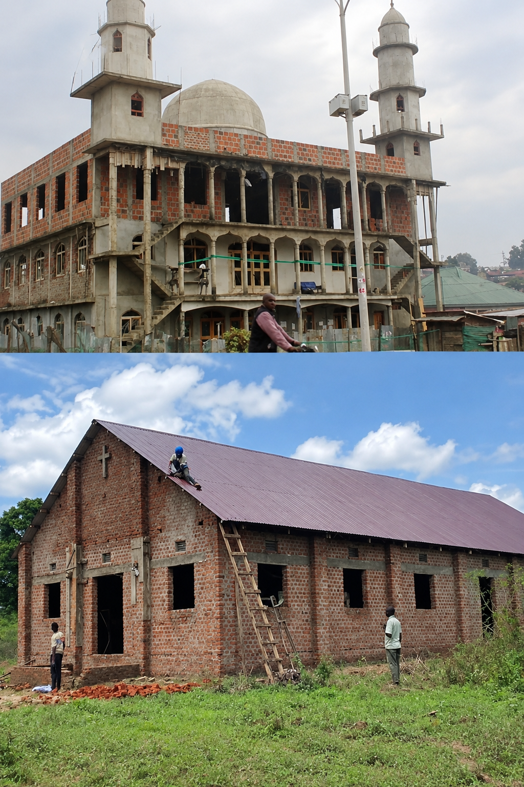 Church and mosque construction supported by Robert Charity Foundation